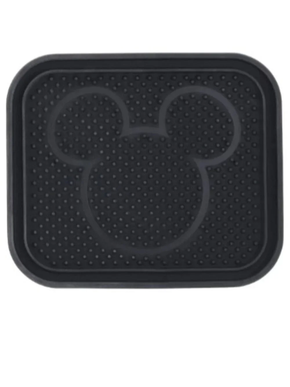 𝗰𝗵𝗲𝘄𝘆 Disney Mickey Mouse Silicone Treat Yummy Mat Black (Size 7.5
